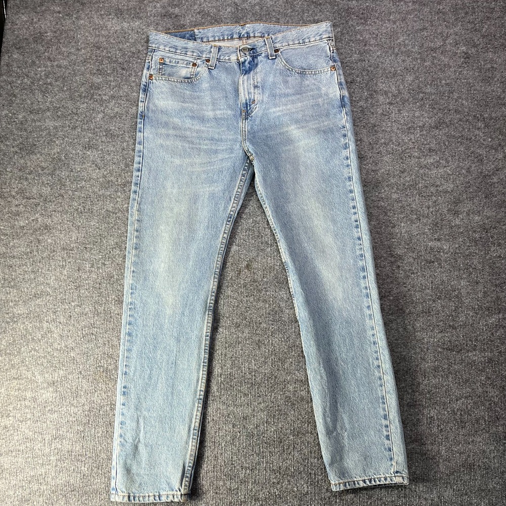 Levi's 510 Jeans Men's Blue Denim Slim Fit Classic Stretch Zip Fly Y2K - 35X29.5